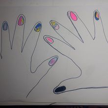 Mi proyecto del curso: Introducción al nail art. Un progetto di Design, Illustrazione tradizionale, Pittura, Pattern design e Pittura decorativa di Marielys Golindano López - 31.01.2023