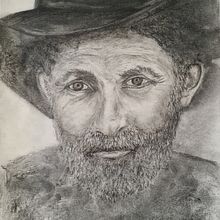 My project for course: Realistic Portrait with Graphite Pencil. Traditional illustration, Fine Arts, Sketching, Pencil Drawing, Drawing, Portrait Drawing, Realistic Drawing, Artistic Drawing, and Figure Drawing project by jhombsch - 02.01.2023