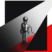 the Cancer-Man. Traditional illustration, and Design project by Ewa Głownia - 02.01.2023