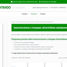 Insectocutores - Página de producto. Un proyecto de UX / UI de Monica Cabani - 09.01.2023
