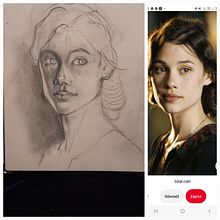 My project for course: Pencil Portraits: Light, Shadow, and Proportion. Projekt z dziedziny Trad, c, jna ilustracja,  Sztuki piękne, Sketching,  R, sunek, Portret, R, sunek realist, czn,  R, sunek art, st, czn, R, sunek anatomiczn, R i sunek ołówkiem użytkownika Anna - 01.02.2023