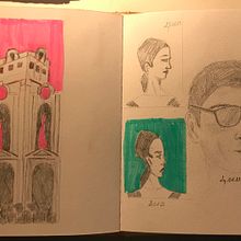 Mon projet du cours : Dessin et carnet de croquis : représentez un environnement. Ilustração tradicional, Esboçado, Criatividade, Desenho, e Sketchbook projeto de nive57 - 01.02.2023