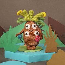 Frailejón Ernesto Pérez. Projekt z dziedziny Sz, dełkowanie,  Tkactwo, Design i Amigurumi użytkownika Nati Motta - 01.02.2023