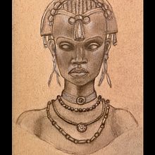 53/100 Heads Challenge. Un progetto di Bozzetti e Disegno di ritratti di Heather - 31.01.2023