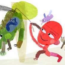 Mi proyecto del curso: Ilustración artística para libros infantiles. Fine Arts, Painting, Creativit, Pencil Drawing, Drawing, Fine-Art Photograph, Children's Illustration, Narrative, and Picturebook project by Natalia Gurovich - 02.01.2023
