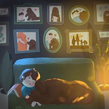 My project for course: Introduction to Storyboarding for Animated Films. Projekt z dziedziny Trad, c, jna ilustracja,  Motion graphics,  Animacja, Animacja postaci,  R, sunek, Ilustracja c, frowa, Stor, board, R, sunek anatomiczn i Animowana Ilustracja użytkownika Emy Carder - 01.02.2023