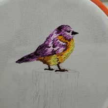 My project for course: Realistic Embroidery Techniques. Traditional illustration, Embroider, and Textile Design project by viofelita - 02.02.2023