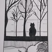Mi proyecto del curso: Dibujo artístico con tinta. Un progetto di Illustrazione tradizionale, Disegno, Disegno artistico e Illustrazione con inchiostro di Ana Liz Acuña - 02.02.2023