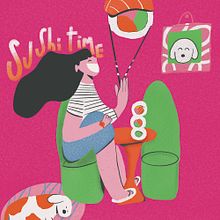 Meu projeto do curso: Ilustrações vibrantes no Procreate do zero. Traditional illustration, Character Design, Digital Illustration, and Digital Painting project by Caroline Miashiro - 01.30.2023