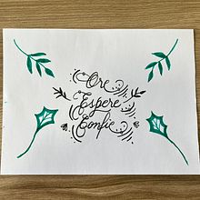Meu projeto do curso: Introdução aos floreios na caligrafia inglesa Ein Projekt aus dem Bereich Kalligrafie, Lettering, H und Lettering von Fabiana Lima Zanolli - 02.02.2023