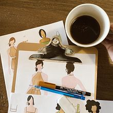 Coleção Cápsula Bohème. Un progetto di Illustrazione tradizionale, Bozzetti, Fashion design, Disegno digitale e Illustrazione di moda di Amanda Kissia - 02.02.2023