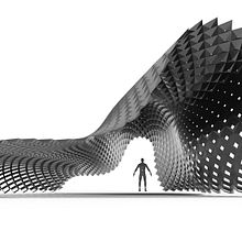 Meu projeto do curso: Modelagem de padrões 3D com Rhino Grasshopper . Un progetto di 3D, Architettura, Design e creazione di mobili, Design industriale, Architettura d'interni, Product design, Modellazione 3D, Architettura digitale e Progettazione 3D di Breno Luis - 02.02.2023