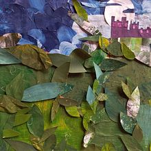 Mi proyecto del curso: Ilustración de historias con papel. "Desde un solitario castillo medieval". Een project van Traditionele illustratie, Collage, Papercraft, Kinderillustratie, Creativiteit met kinderen y Verhaallijn van claufdez - 02.02.2023