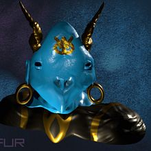 Meu projeto do curso: Personagens ilustrados em 3D no seu iPad. Un progetto di Illustrazione tradizionale, 3D, Character design, Illustrazione digitale, Modellazione 3D, Character design 3D e Pittura digitale di Frederico Vorraber - 03.02.2023