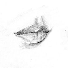 DA - Pràctica retrato (partes de la cara y retrato final). Een project van Traditionele illustratie,  Portrettekening, Tekening met potlood y  Schetsen van Martina Díaz Vilar - 03.02.2023