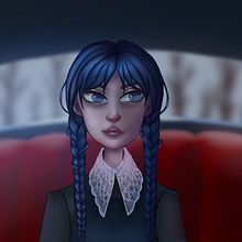 My project for course: Female Character Portraits in Procreate. Projekt z dziedziny Trad, c, jna ilustracja, Ilustracja c, frowa, R, sunek c i frow użytkownika Екатерина Берт - 03.02.2023