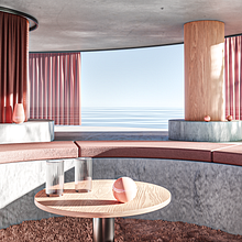 Mi proyecto del curso: ArchViz de interiores: crea diseños 3D surrealistas con Blender. Un proyecto de Arquitectura, Arquitectura interior, Arquitectura digital, Visualización arquitectónica, Diseño 3D y Modelado 3D de Abel Lesme - 03.02.2023