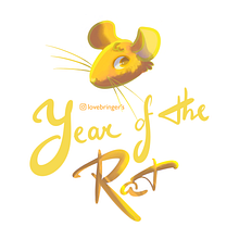 Calendar for the Year of the Rat. Traditional illustration project by Anastasia - 02.03.2023