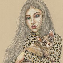 My project for course: Illustration with Pastel and Coloured Pencils. Un proyecto de Ilustración tradicional, Bellas Artes, Dibujo a lápiz, Dibujo, Dibujo de Retrato, Dibujo realista y Dibujo artístico de Kara Skye - 03.02.2023