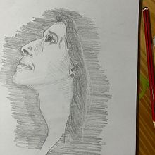 Mi proyecto del curso: Sketchbook de retrato: explora el rostro humano. Sketching, Portrait Drawing, and Sketchbook project by leivamirian - 02.01.2023