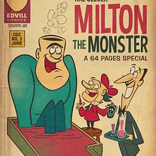 Milton the Monster Comic Book. Een project van Traditionele illustratie, T, pografie y Ontwerp van personages van Ed Vill - 03.02.2023