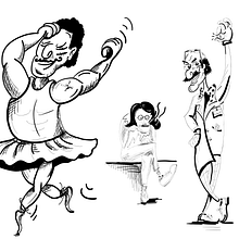 Mon projet du cours : Introduction à la création de personnages dans le style des cartoons. Projekt z dziedziny Trad, c, jna ilustracja, Projektowanie postaci,  R i sunek użytkownika Jessica Malbet - 04.02.2023