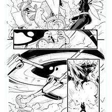 X-MEN COMIC PAGES (portfolio test). Un proyecto de Ilustración tradicional, Cómic, Stor y board de Ibon Arribas - 08.11.2022