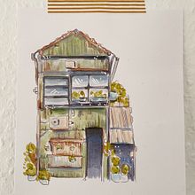 My project for course: Expressive Architectural Sketching with Colored Markers. Un proyecto de Bocetado, Dibujo, Ilustración arquitectónica, Sketchbook e Ilustración con tinta de anni_e - 04.02.2023