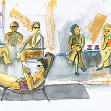 urban people. Traditional illustration project by Duygu Sensoz - 02.04.2023