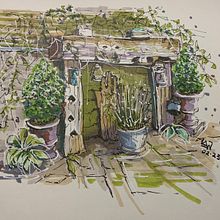 Expressive architecture using promarkers . Un progetto di Illustrazione tradizionale e Architettura di Lynne Wilkinson - 04.02.2023