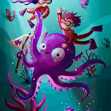 kiti lópez - Mi proyecto del curso: Ilustración digital con volumen y textura. Ilustração tradicional, Ilustração digital, Desenho digital, e Pintura digital projeto de Kiti López - 04.02.2023