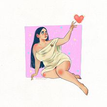 Mi proyecto del curso: Ilustración de personajes dinámicos . Un progetto di Illustrazione tradizionale, Character design, Creatività, Disegno e Disegno digitale di Yamile Pacheco - 05.02.2023