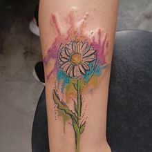 Técnicas de tatuaje estilo acuarela. Traditional illustration, Painting, Watercolor Painting, and Tattoo Design project by JORGE ORTIZ - 02.04.2023