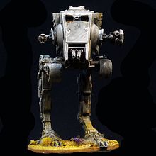 ATST del juego de mesa Imperial Assault de Star Wars. . Traditional illustration project by Pablo - 02.05.2023