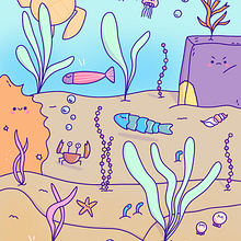 Mijn project van de cursus: Ontwerp kawaii-werelden waar mensen blij van worden. Character Design, Digital Illustration, and Manga project by nele_melis - 02.05.2023