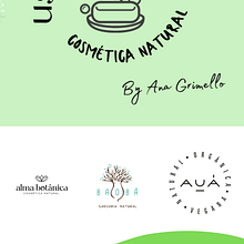 Cosméticos naturais e veganos Ein Projekt aus dem Bereich Marketing, Bühnendekoration, Webdesign, Schrift, Cop, writing, Kartonmodellbau, Lettering und Animation von Figuren von Ana Grimello - 05.02.2023