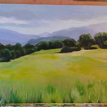 Mi proyecto del curso: Pintura al óleo de paisaje con técnicas al aire libre. Un proyecto de Bellas Artes, Pintura y Pintura al óleo de Mercè Campo Andreu - 05.02.2023