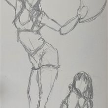 Dibuix Artístic_Cos Humà. Un projet de Dessin au cra , et on de Mireia Isabel Vázquez - 06.02.2023