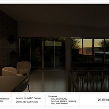Proyecto vivienda y trabajo. Een project van Architectuur e Interieurontwerp van Damian Suarez - 19.12.2022
