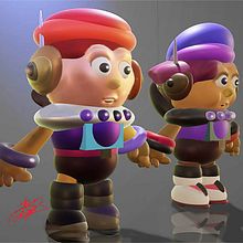 OS VISITANTES . Un proyecto de 3D, Ilustración tradicional, Diseño de personajes y Animación de shvgomes - 05.02.2023