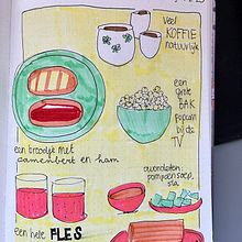 Daily life in illustrations . Ilustrație tradițională de Barbara Mounier - 02.05.2023