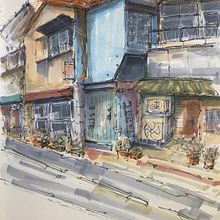Project 2: Expressive Architectural Sketching with Colored Markers. Un progetto di Illustrazione tradizionale di Luis Segura - 05.02.2023