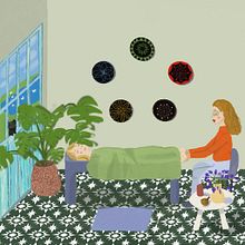 Tiempo de relax. Traditional illustration, Digital Illustration, Digital Drawing, Sketchbook, and Narrative project by pgpoyato - 02.05.2023