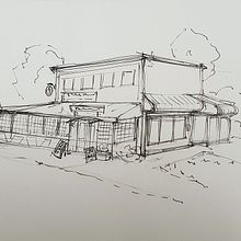 My project for course: Expressive Architectural Sketching with Colored Markers. Projekt z dziedziny Sketching,  R, sunek,  R, sunek architektoniczn, Sketchbook,  R i sunek atramentem użytkownika martuzia - 05.02.2023