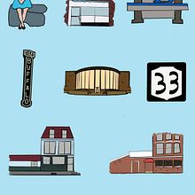 My project for course: Colorful City Portraits: Illustrate Your Favorite Place. Traditional illustration, Infographics, Drawing, Digital Illustration, and Digital Painting project by Matt Schwartz - 02.05.2023