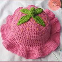Gorro Fresa Bebé. Crochet project by María José Chinchilla González - 02.06.2023