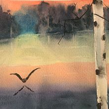 Mi proyecto del curso: Paisajes atmosféricos en acuarela. Un progetto di Belle arti, Pittura e Pittura ad acquerello di chusan_c - 06.02.2023