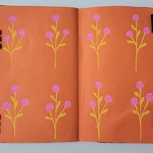 Mein Abschlussprojekt für den Kurs: Botanische Muster im Skizzenbuch. Un proyecto de Ilustración tradicional, Pattern Design, Ilustración botánica y Sketchbook de hanni - 07.02.2023