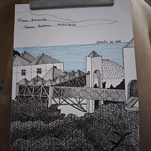 Meu projeto do curso: Diário ilustrado: preencha seu sketchbook com experiências. Projekt z dziedziny Trad, c, jna ilustracja, Sketching,  R, sunek, Sketchbook,  R i sunek atramentem użytkownika mysticwitch - 06.02.2023