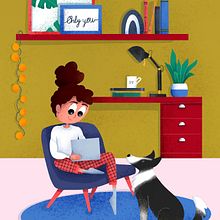 Mi proyecto del curso: Ilustración digital colorida en Procreate. Projekt z dziedziny Trad, c, jna ilustracja,  R, sunek, Ilustracja c, frowa, R, sunek c i frow użytkownika veruka_93 - 06.02.2023